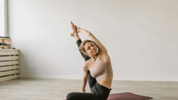 yoga pose flexibility stretch