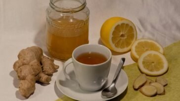 ginger tea warm cup natural