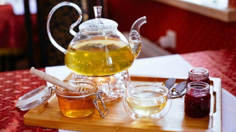 herbal tea honey natural remedy