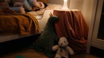 sleeping bedroom peaceful night