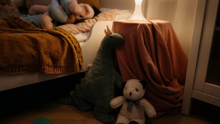 sleeping bedroom peaceful night