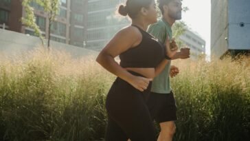 running park morning jogging