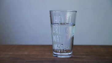 glass of water hydration