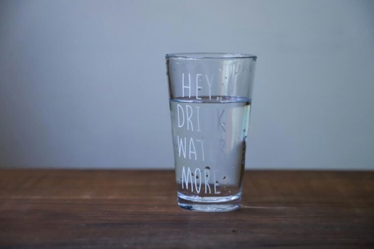 glass of water hydration